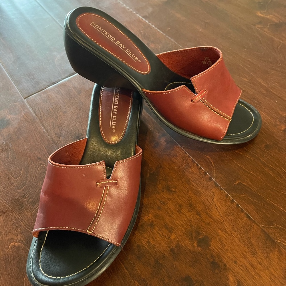 Leather slip ons from JC Penny’s Montego Bay Club